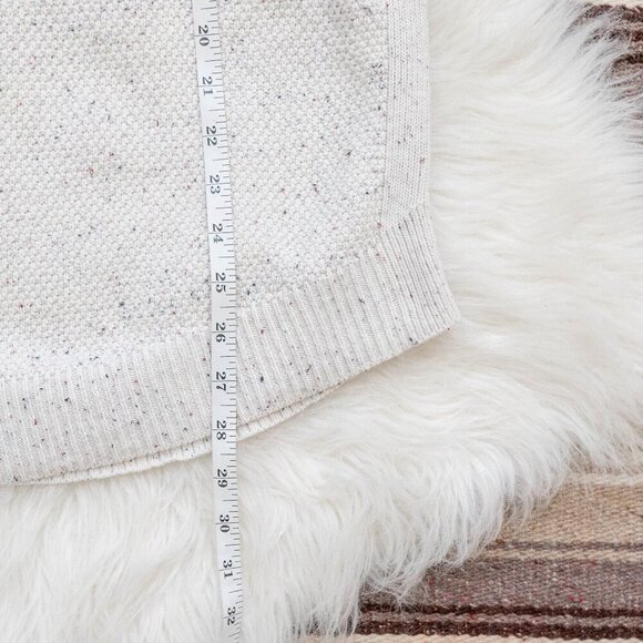 LOFT PLUS SWEATER WOMENS SZ 16/18 BEIGE MULTICOLOR SPECKLED BOATNECK - Picture 5 of 6